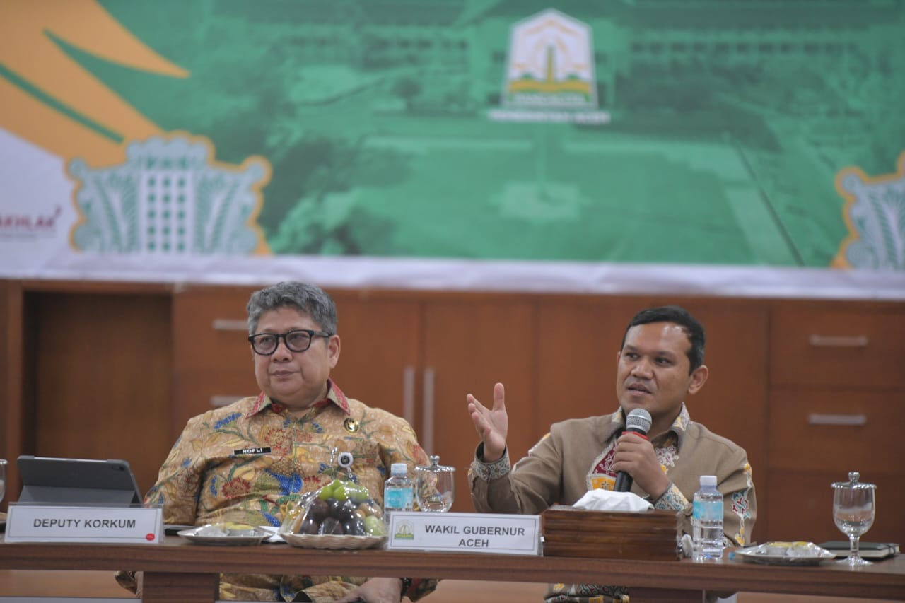 Rapat Koordinasi, Rencana Operasional Pelayaran Krueng Geukueh-Penang dihadiri Wagub Aceh