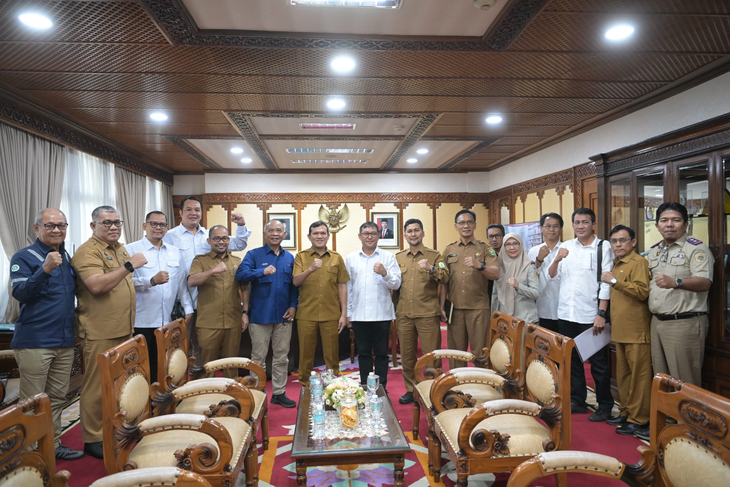 Wagub Bahas Percepatan Pembangunan Tol Sibanceh Seksi Padang Tiji – Seulimuem dengan Tim Jaksa Agung Muda Intelijen
