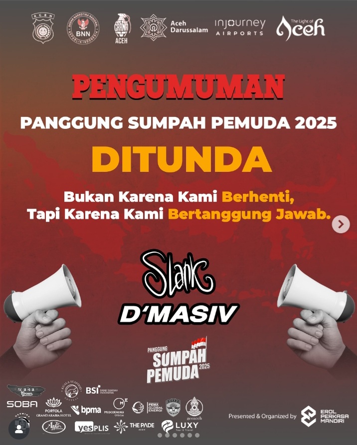 Slank dan D’Masiv Batal Tampil