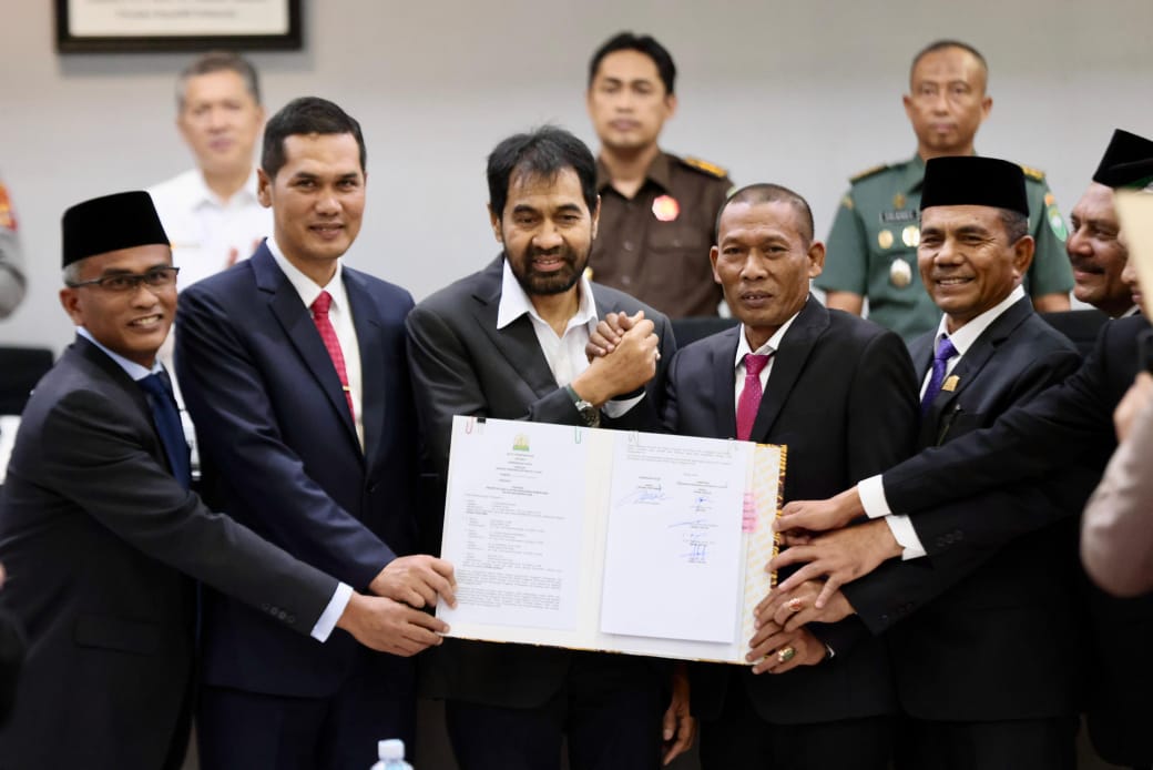 Gubernur Mualem dan DPRA Tandatangani KUA-PPAS 2026