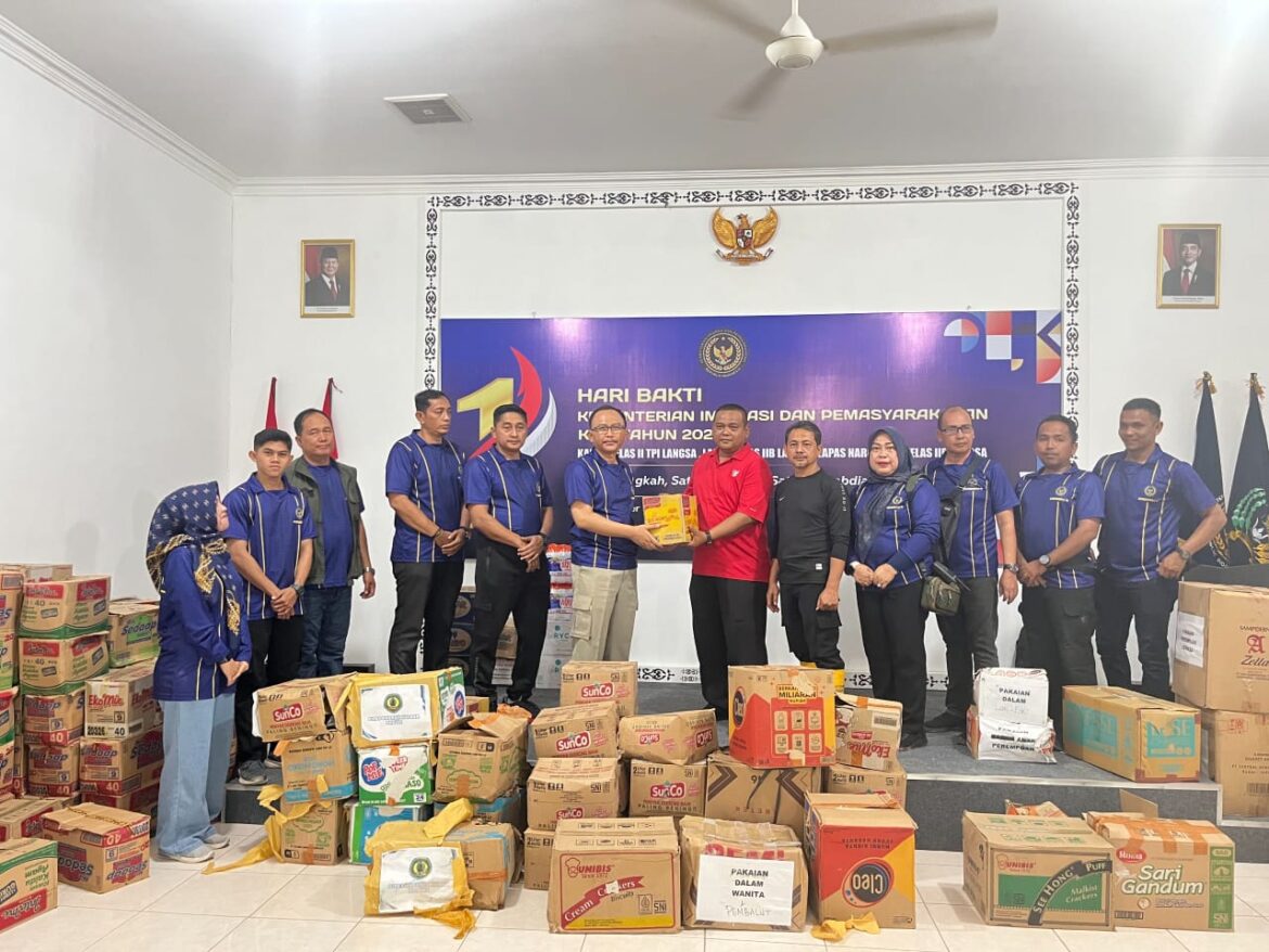 Menembus Jalur Ekstrem, Kanwil Ditjenpas Aceh Salurkan Bantuan untuk UPT Terdampak Bencana