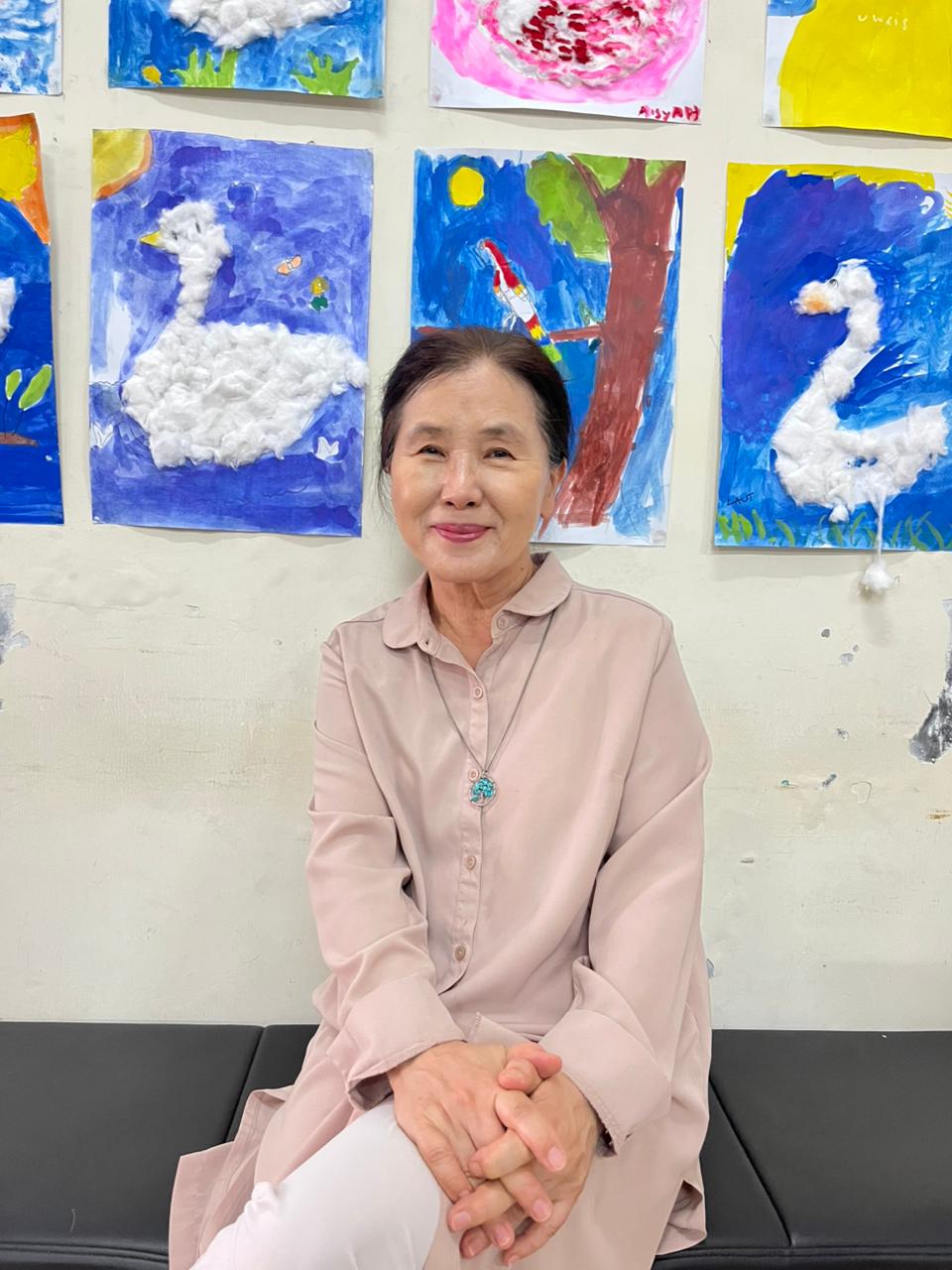 Pameran Seni Lukis Esther Fineart, Imajinasi Bebas Anak Aceh