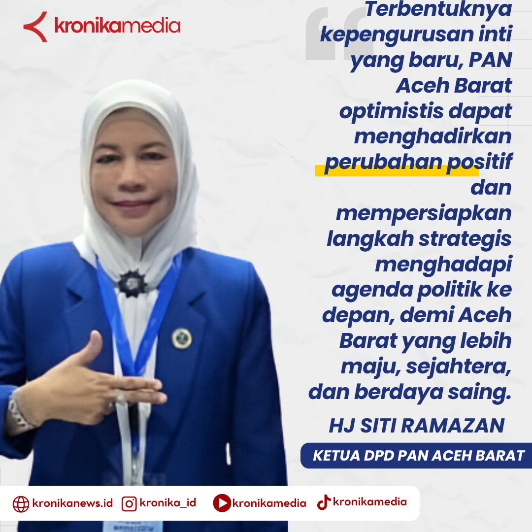 Dekti, Pimpin PAN Aceh Barat, Fokus Pada Penguatan Partai