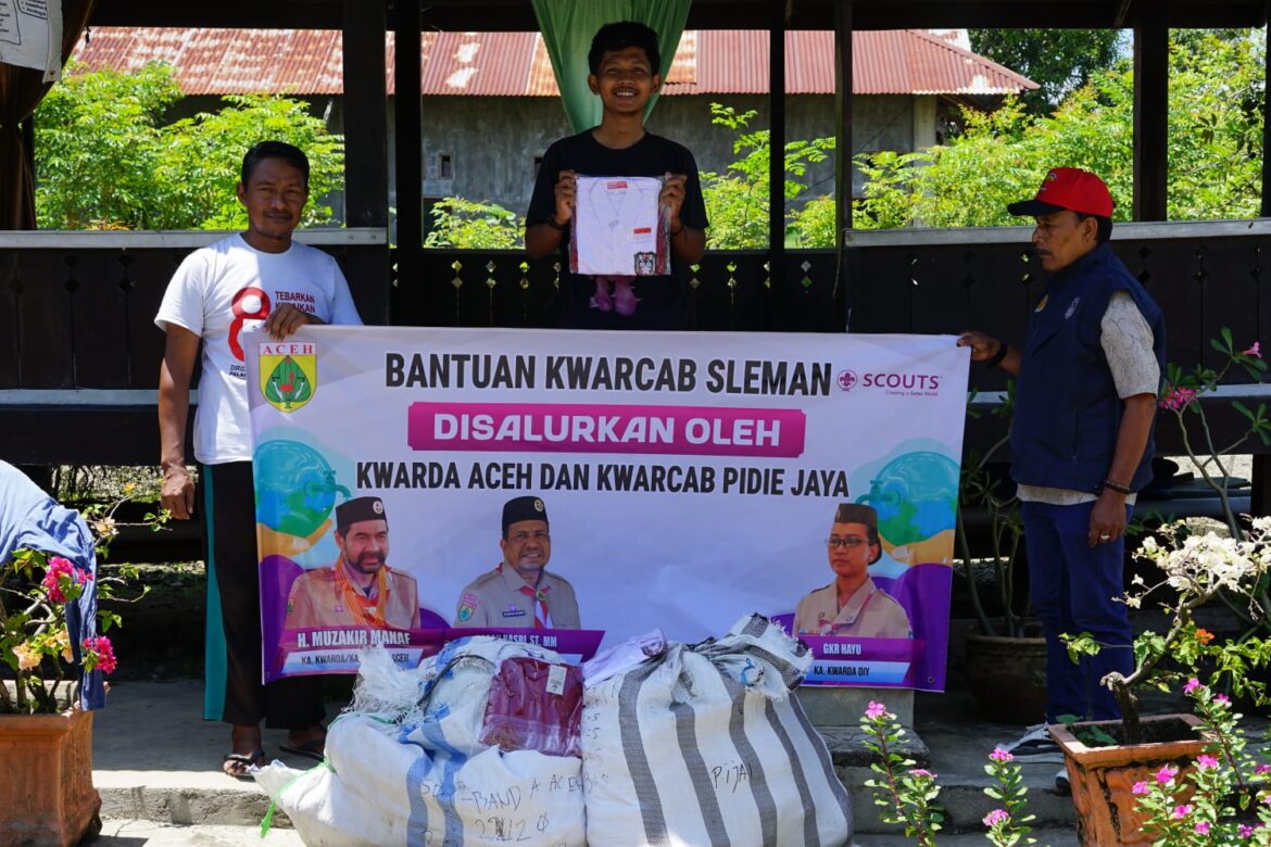 Pramuka Aceh, Kembali salurkan Bantuan