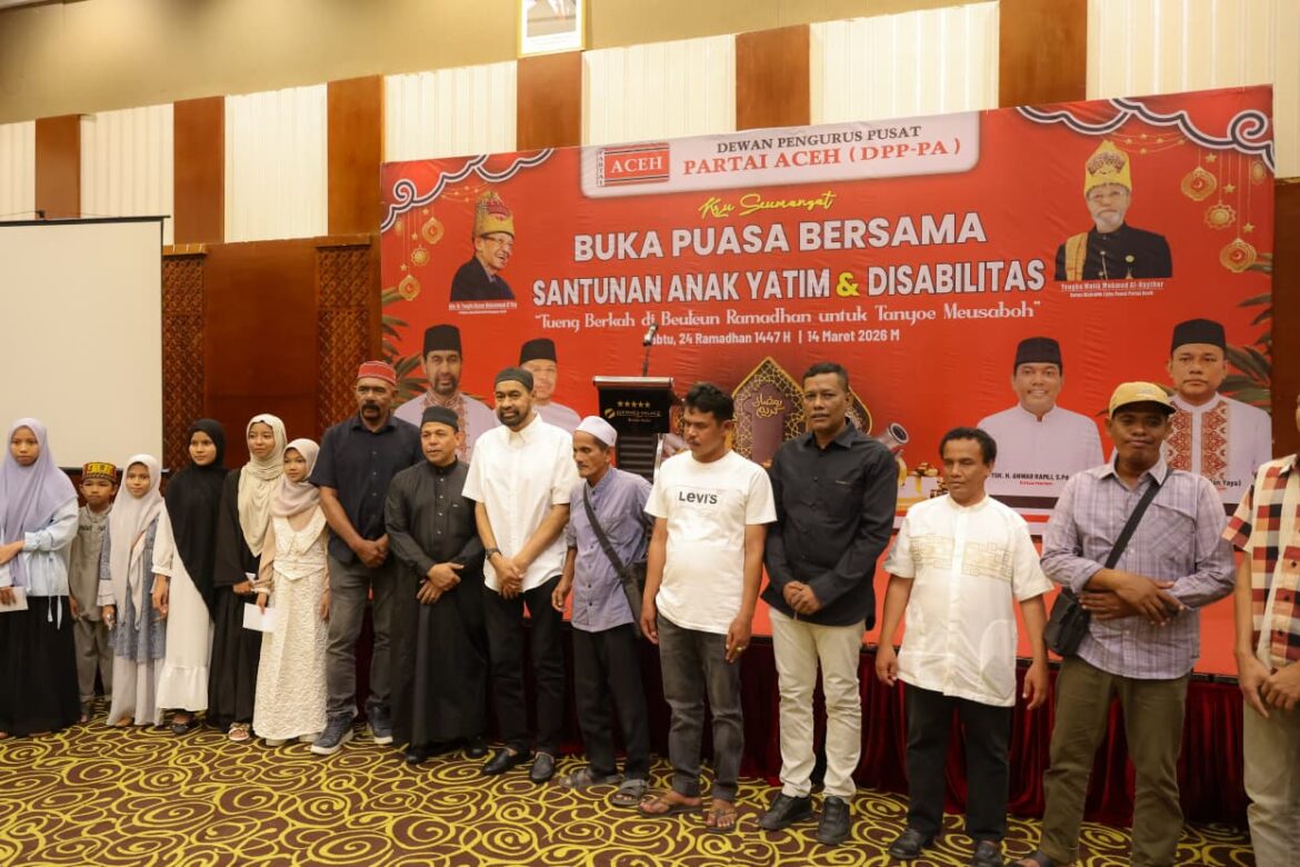 Gubernur Aceh Buka Puasa Bersama dan Santuni Anak Yatim serta Penyandang Disabilitas