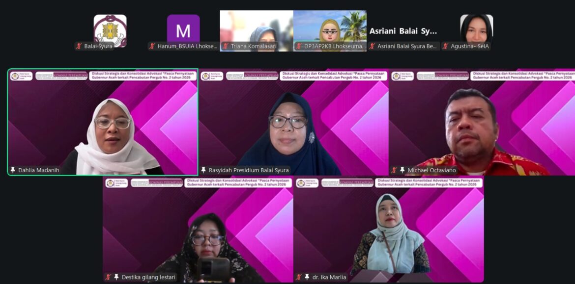 Balai Syura Lakukan Diskusi Strategis dan Konsolidasi Paska Pernyataan Pencabutan Pergub JKA
