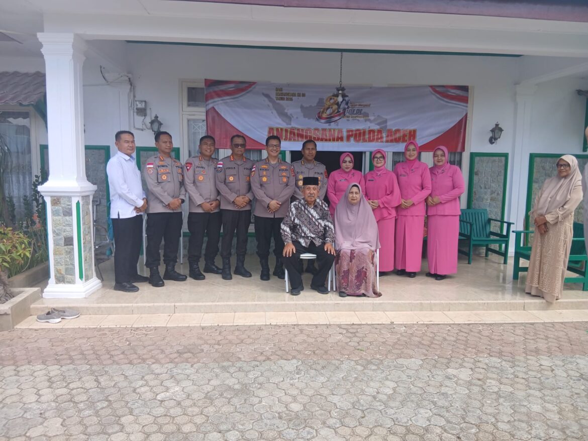Polda Aceh Anjangsana ke Purnawirawan Polri